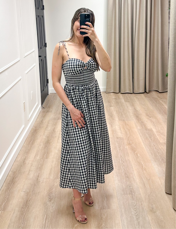 Nina Plaid Midi